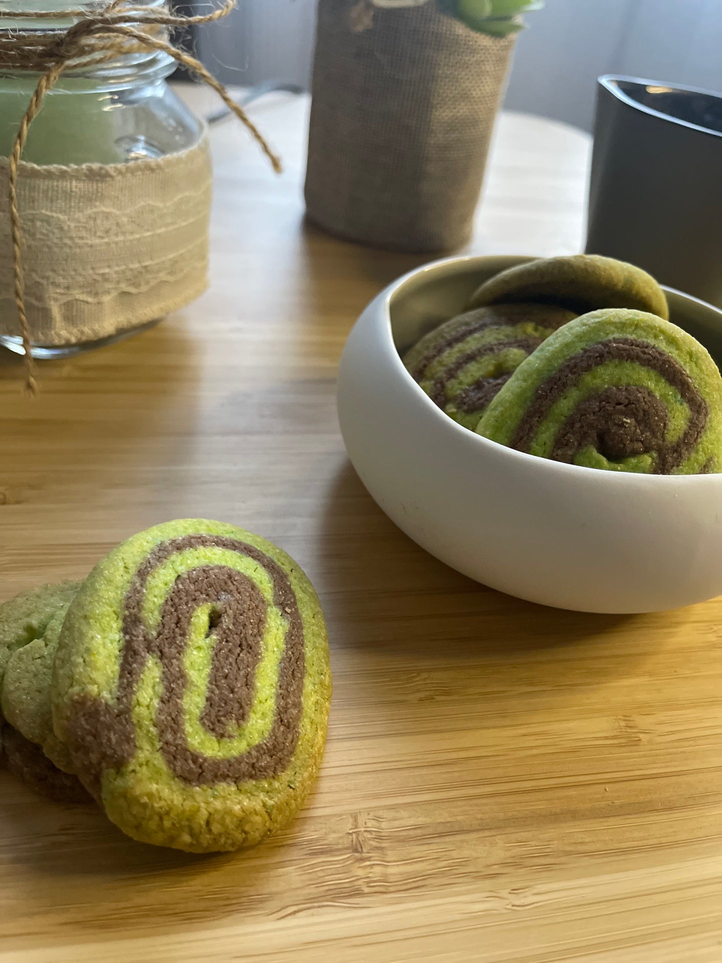 Biscuit escargot vanille/ chocolat