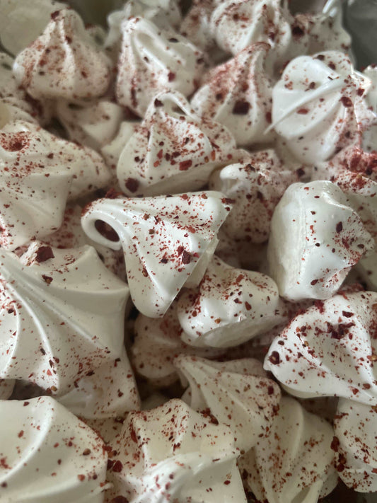 Meringues à la fraise