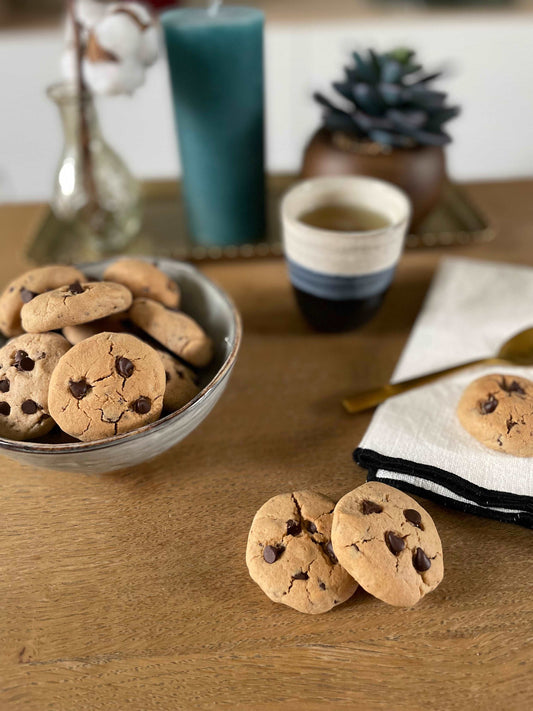 Cookie chocolat sans gluten et sans lactose