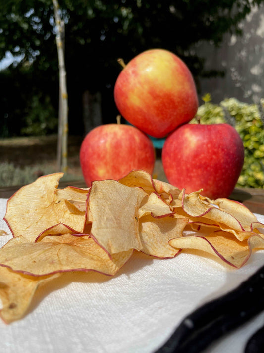 Tranches de pommes déshydratées