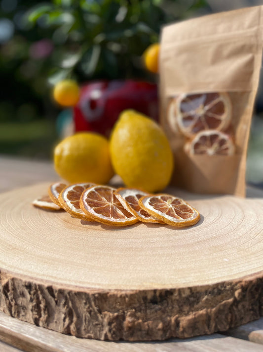 🍋 Tranches de Citron Déshydraté – Sachet de 6