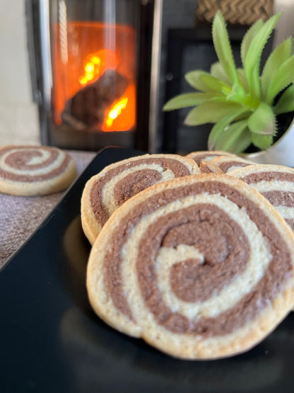 Biscuit escargot vanille/ chocolat